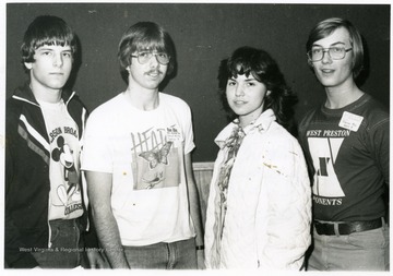 Pictured left to right; David Ware, Donald White-C. P., unidentified and Charles May W.P.