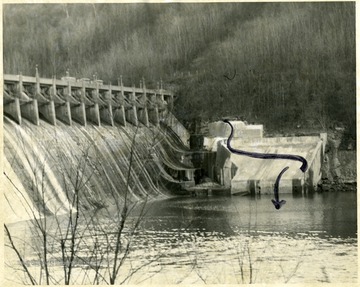 Dam is partly in Pennsylvania.