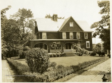 View of W. E. Baker's Residence. He was judge of U.S. district court, Northern district of West Virginia.