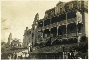 Photograph #2.  Boys Dormitory and classes.  Girls dormitory and dining room.