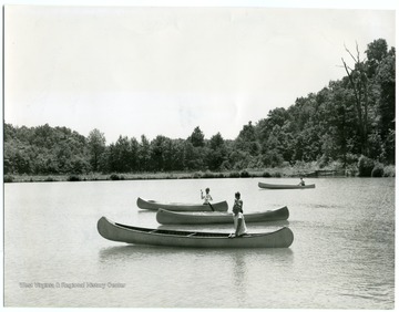 Probably taken on Strawn Lake at Camp Mountaineer, off of Grafton Road.