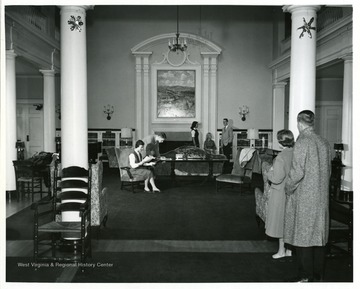 Interior view of E. Moore Hall.