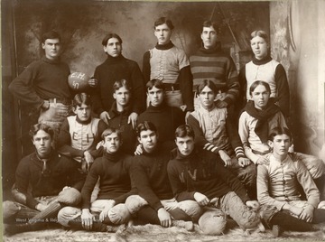 Team from Episcopal Hall Boarding House.  Front row, left - J. C. Jefferds.  Last row, next to last, second from right- Agustus Washington Willis.