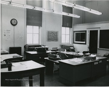 Interior view of old Martin Hall.