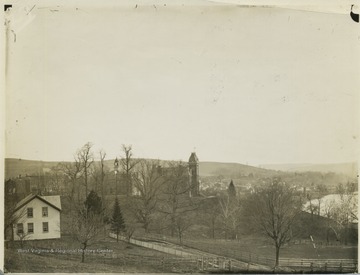 Town and campus from Sunnyside.
