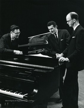 Members (left to right): Arno Drucker, pianist; Donald Portnoy, violinist; John Engberg, cellist.