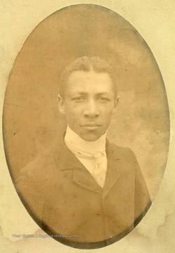 Portrait of African-American student, Charles Sumner.
