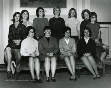 Group portrait of YWCA Cabinet members.