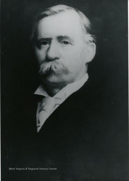 Portrait of James L. Goodknight, WVU President of 1895-1897.  