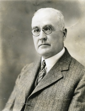 A portrait of President Frank Butler Trotter who served WVU between 1914 and 1928.