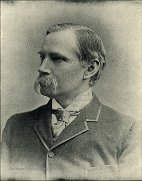 A portrait of President William L. Wilson; the caption reads 'Author of "Wilson Bill."'