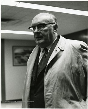 Famed international figure Paul-Henri Spaak appeared at the WVU 100th Anniversary Observance Nov. 2, 1967.