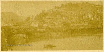 Picture post card of Harpers Ferry.