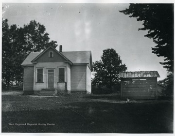 A school house and another structure in Marion county.