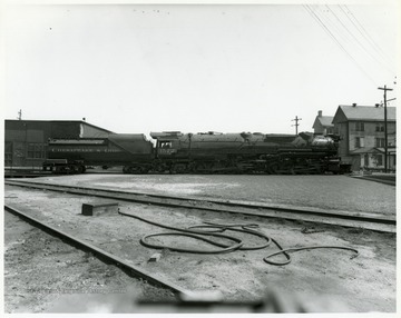 Image from the collection of the Chesapeake and Ohio Historical Society. 'CSPR-2373; C&amp;O 2-8-8-2 Simple Articulated #1572. Right side view; Broadside.'