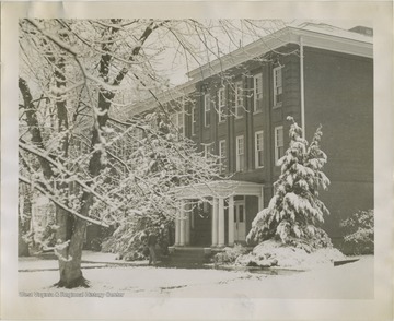 'Houses 56 girls, also dining hall. Built in 1913, 1st of 3 dorms.'