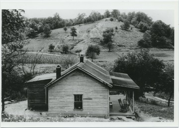 'Badly eroded pasture in Putnam County, West Virginia, to be refined to trees.'