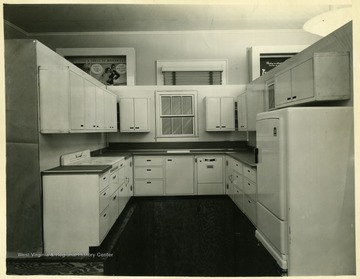A display of modern kitchen.