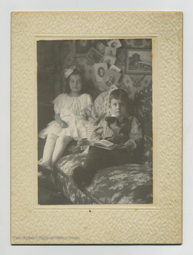 'Guess who? Thelma and Wendall Cooper, children of Florence Burle Cooper.'