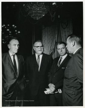 Senator Robert C. Byrd (W. Va.) with Senator Mike Mansfield (Montana) at left.