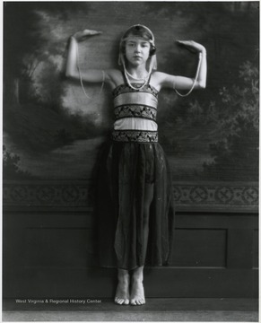 Young girl posing.