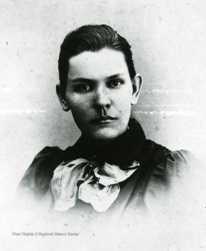 A portrait of Katherine Dunlap of the Ellison Dunlap families of Monroe County.