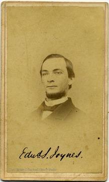A portrait of Edward Joynes of the Ellison-Dunlap families, Monroe County.