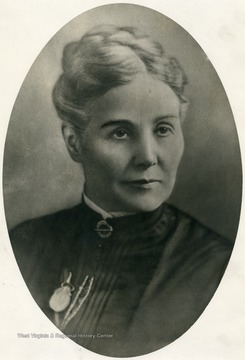 'Mother of Miss Anna Jarvis the founder of Mother's Day. She taught the Primary Department in Andrews Sunday School for 20 years. She is known as the Mother's Day World Mother. Shortly after the Civil War she expressed a desire that some one, some time, would establish a Mother's Day, and the action of the daughter made it a reality.'