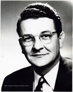 A portrait of Governor Marland, governor of West Virginia from 1952 to 1956.