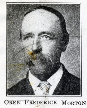 '(1857-1926); The author is best remembered as the writer of Virginia and West Virginia county histories among which are those of Highland, Bath, Rockbridge and Alleghany counties, Virginia and Pendleton, Preston and Monroe counties, West Virginia. The scope of his writing is not confined to regional histories, however. He produced a "History of the Virginia Conference" (United Brethren Church), a "Practical History of Music," a biography of Daniel Boone and several works of literature among which is "Land of the Laurel" (1903). The author was born in Maine but grew up in Nebraska. He was a school teacher and newspaper writer by profession. The Morton family migrated to the eastern United States in 1881 and the author's life was spent in Maryland, Virginia and West Virginia. He was a resident of Preston county from 1896 to 1908. It was during his Preston County residency that his three works of literature, "Under the Cottonwoods," "Winning or Losing" and "Land of the Laurel," were produced.' 