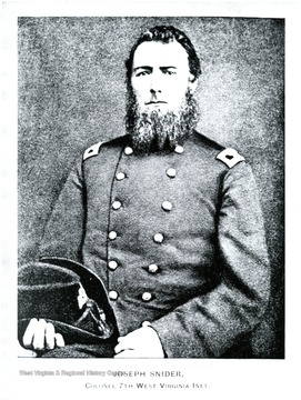 Joseph Snider, Colonel 7th West Virginia Inf.