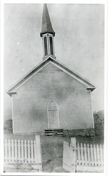 The church is located off First Street Bridgeport, W. Va.; it is now remodeled as an apartment building.