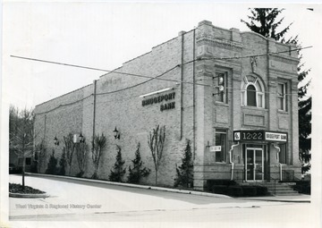 The brick structure of Bridgeport Bank was built in 1909.