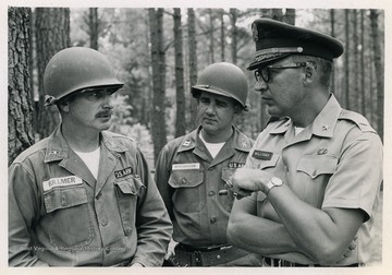 From left to right: W. O. Fullmer; Capt. Messenger of Morgantown; Gen. Williams of Charleston.