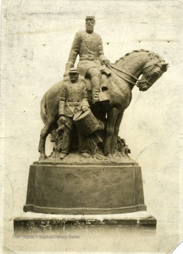 Model for statue at Manassas or Bull Run Battlefield, submitted by Harry Poole Camden, Jr.