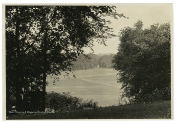 Exterior photo of the Friendship Hill meadow, now a golf course.