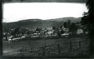 A view of Eckert's Mine Valley from hill west; the photo taken on Wednesday at 10 am; 208.W.87.