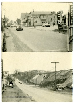 Top picture has the Sunoco and Claysville Motel in the background.