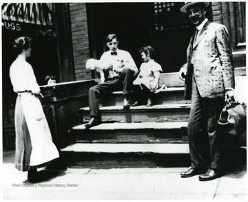 'Charles S. Blume(standing) Drug Salesman'