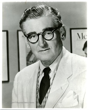 John Robert Powers, head of Powers Modeling Agency and Judge of Miss Monticola--1965.