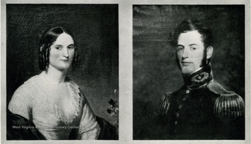 The portraits are done at the time of their marriage.