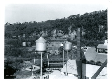 A view of Clarksburg taken from Rolland Flat Glass.