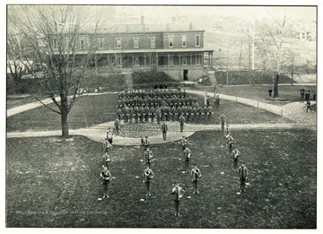 The photo is from a booklet, 'West Virginia University and its Picturesque Surroundings,' 1901.