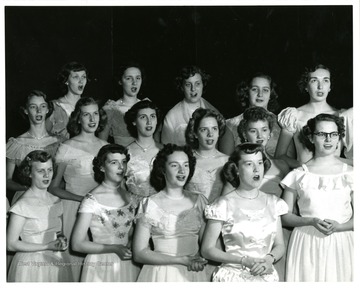 Women's Glee Club is open to all University women who can sing a part acceptably; the 55-voice glee club performs for many functions, presents concerts on and off campus.