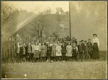 This was the second and third grade classes and Margaret Hardway( far right) was the teacher. 