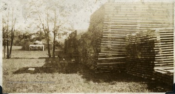 'M. M and D. D. Brown Elkins, W. Va. part of lumber yard 1911 to 1918 north of the C and I Bridge of W. M. Railroad'.