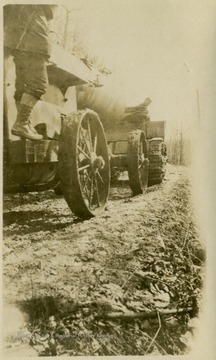 'Arrived at mill site at Clifton Run, W. Va.'