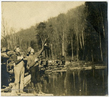 George Foster was the lumber inspector from Maine and Walter Dayton was the log scaler from Towanda, Pa.