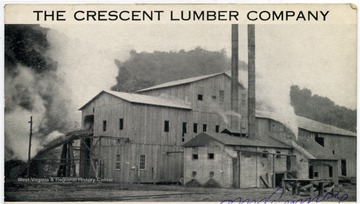 The Crescent Mill is located in Cressmont W. Va. and the Main office is located in Marietta, Ohio. This is where E. M. Bonner was sales manager 8' single mill.