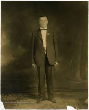From "Beckley U.S.A." by Harlow Warren, p. 578, vol. 2. On back of portrait: " Judge Hugh A. Dunn." In book: "Raleigh County criminal judge 1927-1932" (p. 576). Also was a member of the West Virginia and Raleigh County Bar Associations (p. 578).
